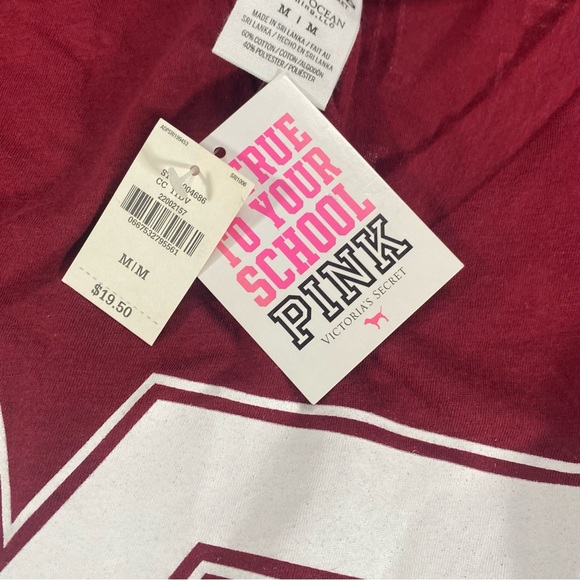 Pink Victoria’s Secret with 5th & Ocean Clothing  VT Shirt Size M - Picture 4 of 9